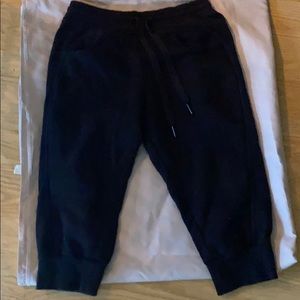 Cropped Leg Sweat Pants